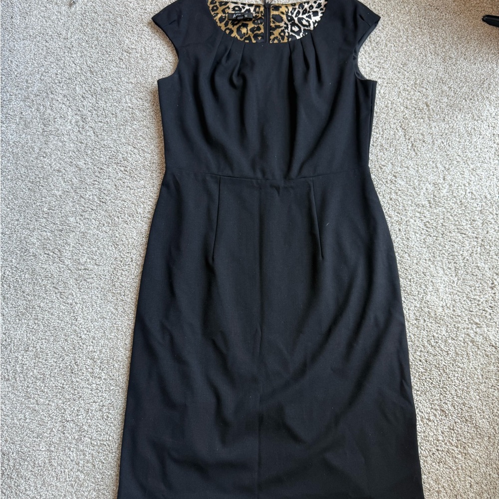 Black Cap Sleeve Dress